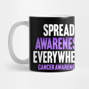 World Cancer Day lavender Ribbon Cancer Awareness Mug